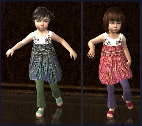 toddler pants and tunic by lidiqnata sims 2